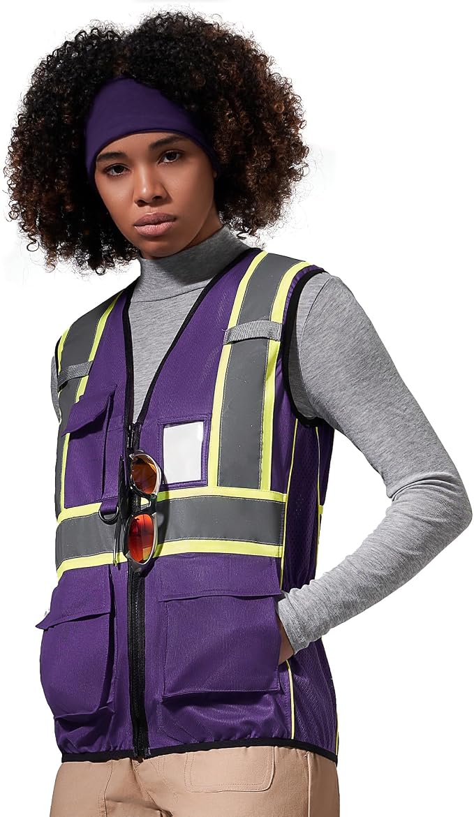 AYKRM 11 color Ladies High Vis Reflective Safety Vest - Image 5