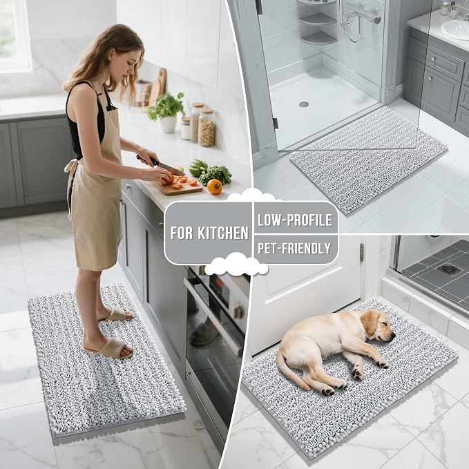 Yimobra Bathroom Rugs Non Slip Washable 32x20 Inch - Image 7