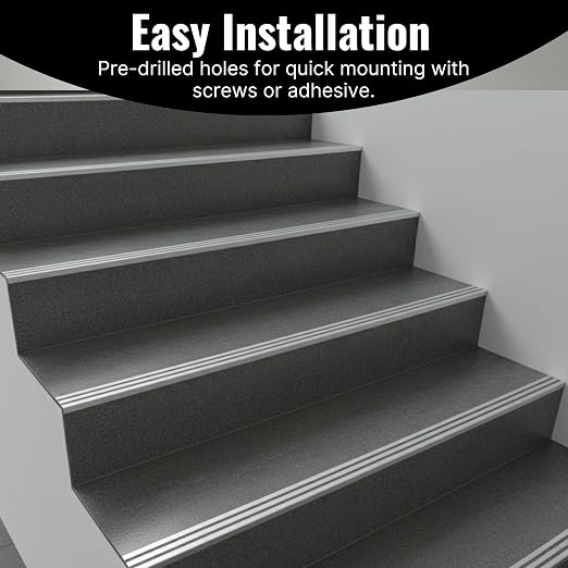 Aluminum Stair Nosing 36" – Heavy-Duty Stair Edge Protector, Non-Slip Stair - Image 4