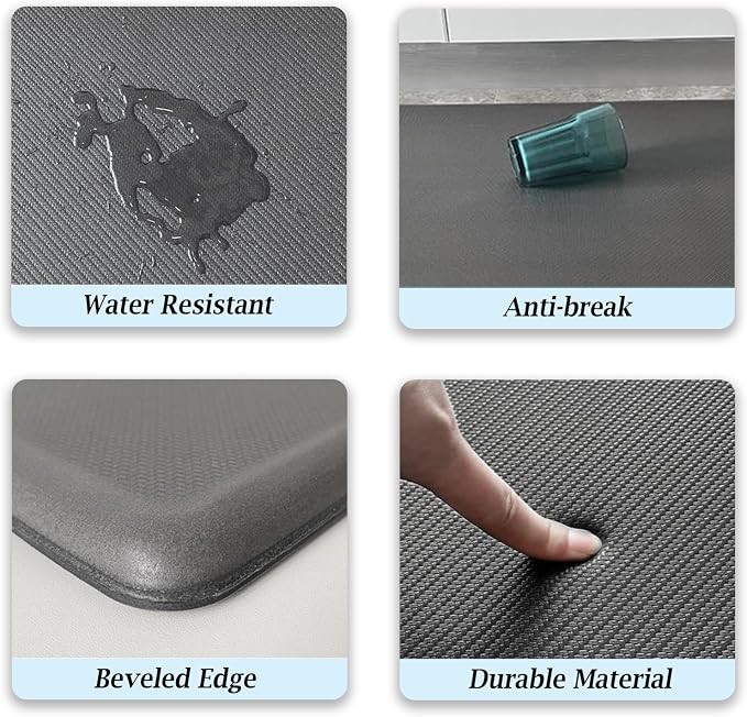 Artnice Kitchen Floor Mats Cushioned Anti Fatigue Mat, Waterproof Non-Slip - Image 5