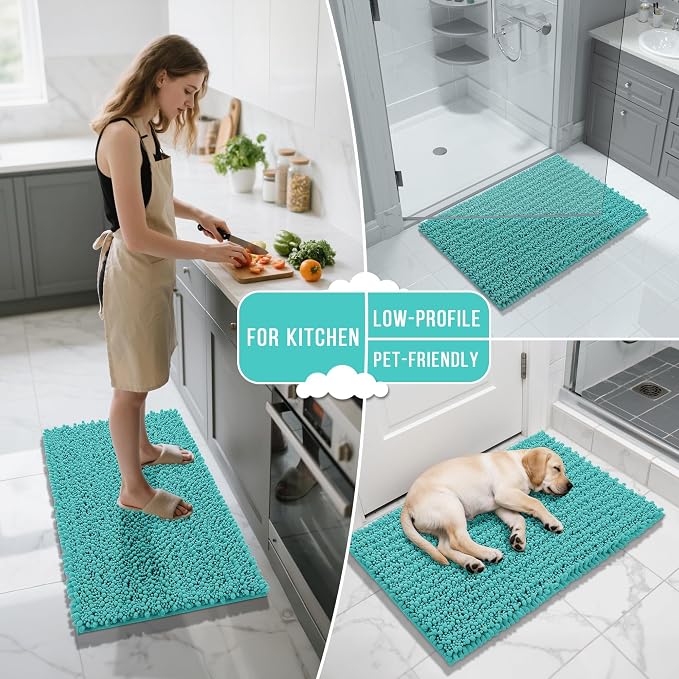 Yimobra Long Bathroom Rugs Non Slip Washable 44x24 Inch - Image 7