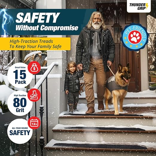 Outdoor Stair Treads Non Slip 24" x 4" - Image 2