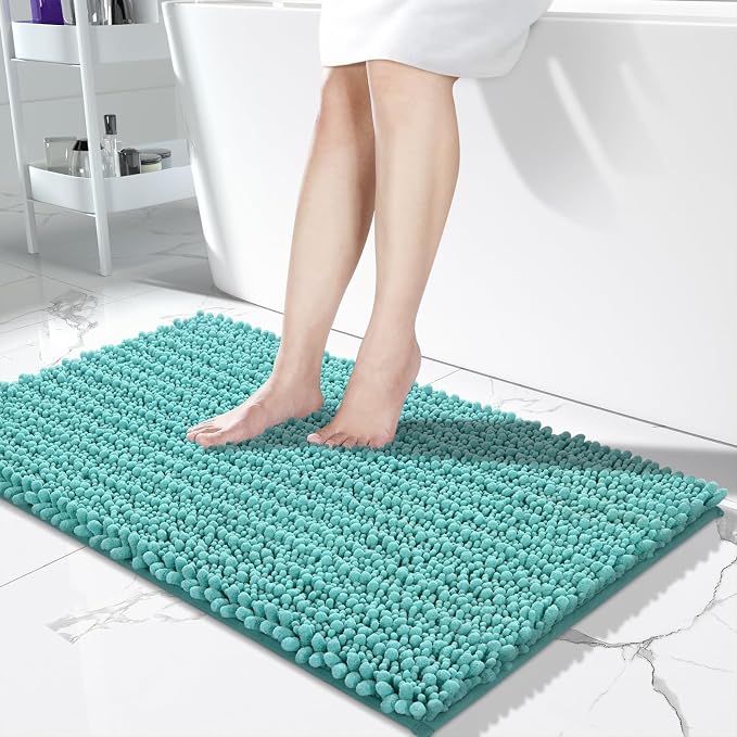 Yimobra Long Bathroom Rugs Non Slip Washable 44x24 Inch by Yimobra