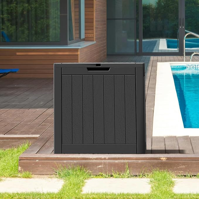 NUNU LAB 32 Gallon Outdoor Storage Box Waterproof, Outside Package Delivery - Image 8