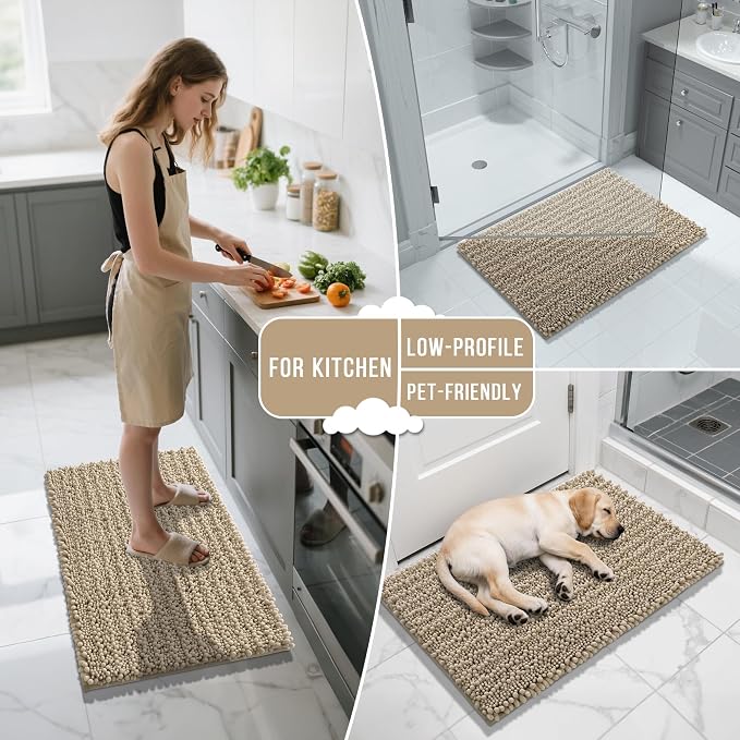 Yimobra Bathroom Rugs Non Slip Washable 32x20 Inch - Image 7