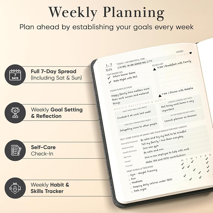2026 Planner, Daily Journal & Gratitude Journal All-In-One - Image 5