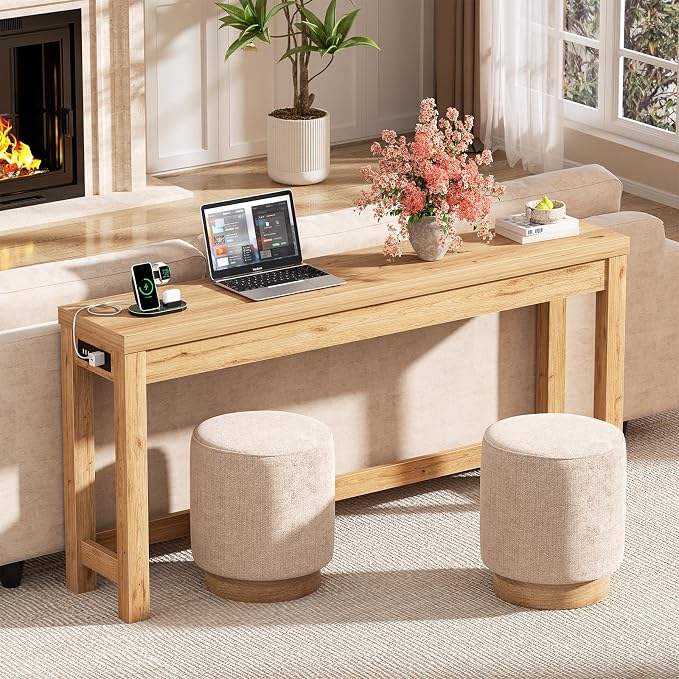 Cyclysio 63" Console Tables for Entryway, Long Console Tables for Living Room - Image 5