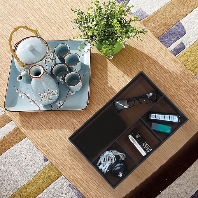 Desktop Storage Organizer, Nightstand or Dresser Organizer, Valet Tray - Image 10
