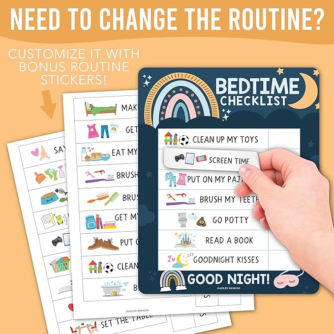 Magnetic Morning & Bedtime Routine Chart - Image 5
