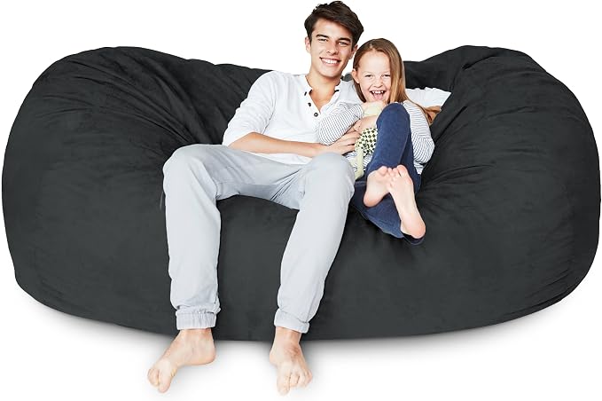 Lumaland Luxurious Giant 7ft Bean Bag Chair - Image 9