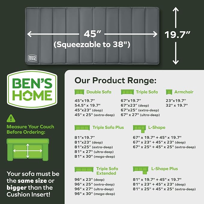 BEN'SHOME® Heavy Duty Loveseat Cushion Support Board – Instantly Repair Sagging - Image 3