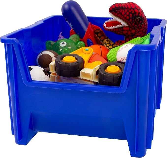Akro-Mils 13018 Stak-N-Store Heavy Duty Stackable Open Front Plastic Storage - Image 5