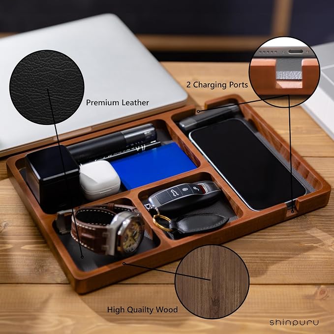 Shinpuru Wooden Valet Tray - Image 2