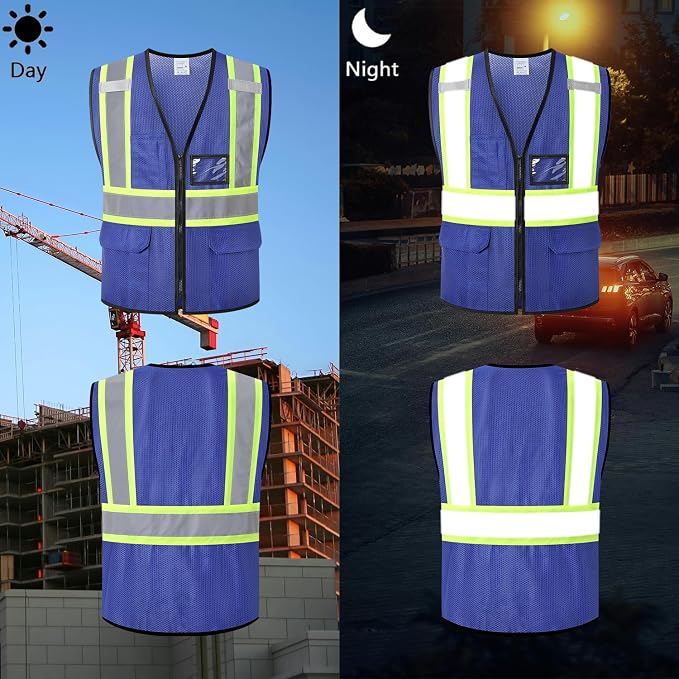 Safety Vest for Men, Reflective Vest - Image 4