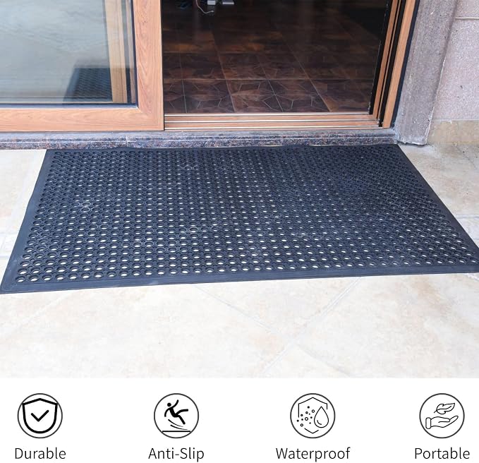 2 Pack Rubber Floor Mats 60”x36” - Image 4