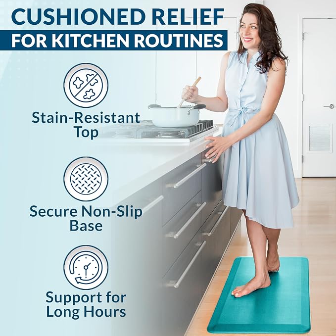 ComfiLife Anti Fatigue Floor Mat – 3/4 Inch Thick Perfect Kitchen Mat, Standing - Image 5