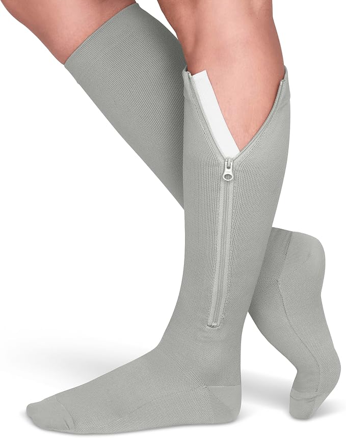 TheraMagic® Zipper Compression Socks by Theramagic