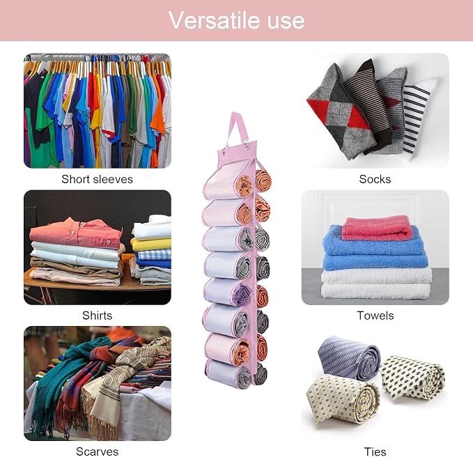 Legging Organizer Storage, Foldable Hanging Closet Organizer Storage - Image 5