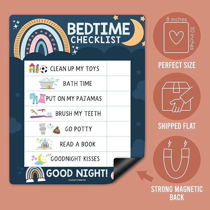 Magnetic Morning & Bedtime Routine Chart - Image 8