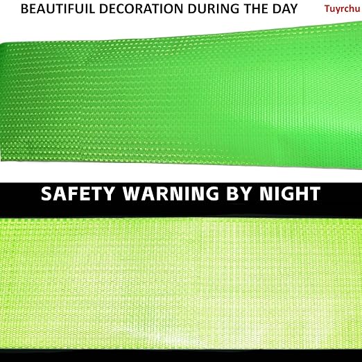 Industrial Reflective Tape Green 8 inch Wide, Outdoor Waterproof Hazard - Image 3