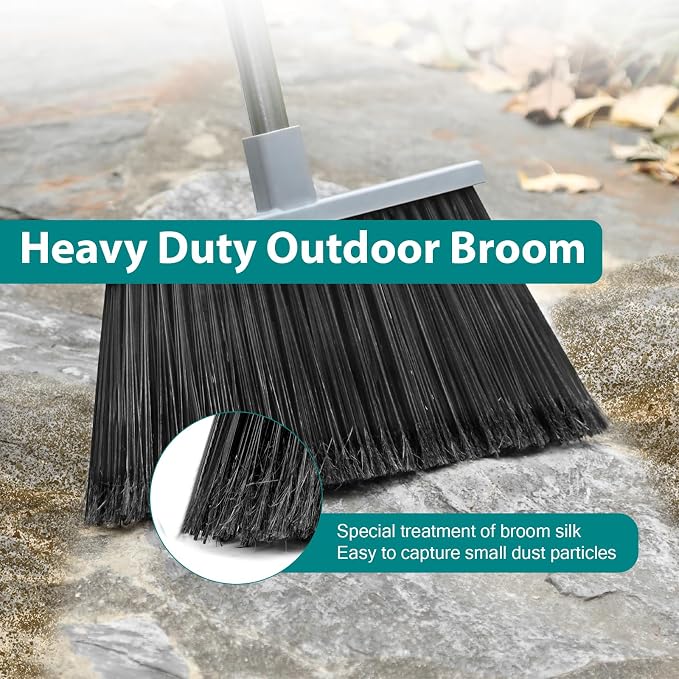 PBHEPJ Broom, 4 Pack Outdoor Broom - Field & Grace