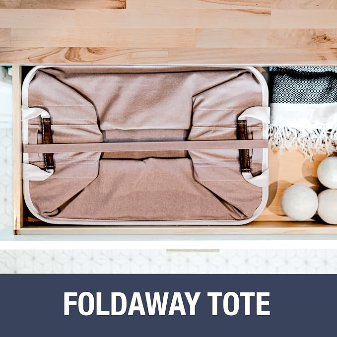 CleverMade Collapsible Laundry Basket Hamper - Field & Grace