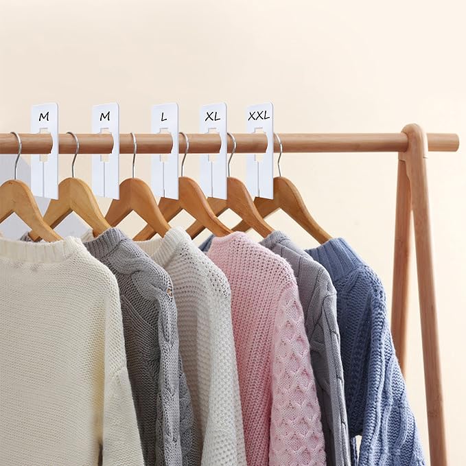 8 PCS Closet Rack Dividers, Wardrobe partition Board White Rectangular Clothing - Image 7