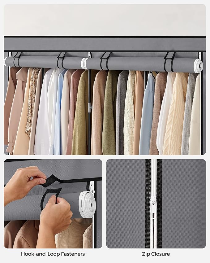 SONGMICS Portable Closet, Wardrobe Closet Organizer - Image 9
