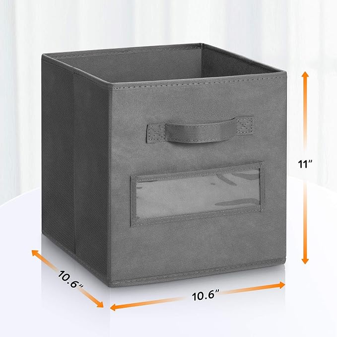 artsdi Fabric storage cubes 11 Inch Cube Storage Bin, cube storage - Image 3