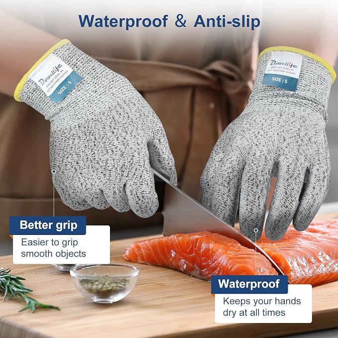 Dowellife Level 5 Cut Resistant Gloves - Image 3