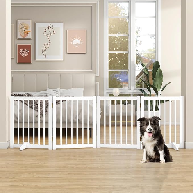 Solid Wood Freestanding Pet Gate - Image 2