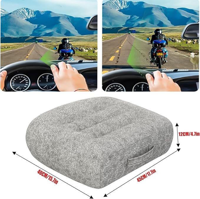 Super Thicken Car Seat Cushion for Adults-Car Booster Seat for Short - Image 5