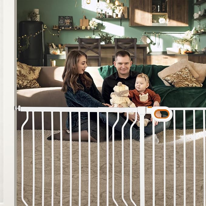 owlie Baby Gate Indoor 75-85 Inch, Extra Wide Safety Gate - Image 7