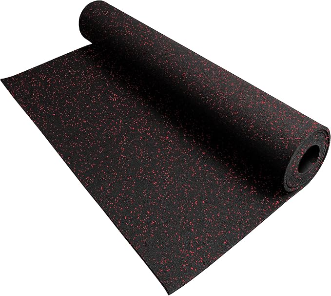 IncStores 3/8 Inch Thick Heavy Duty Rubber Flooring Roll | Flexible Recycled by IncStores