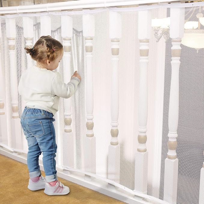 Banister Guard for Baby - 15ft x 3ft by QOOCxMinnebaby