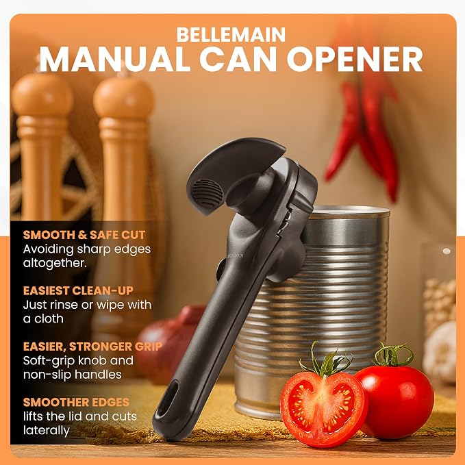 Bellemain Stainless Steel Can Opener – Manual Can Opener - Image 3