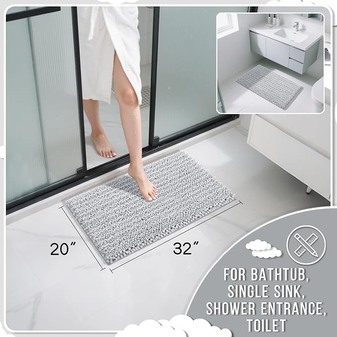 Yimobra Bathroom Rugs Non Slip Washable 32x20 Inch - Image 2