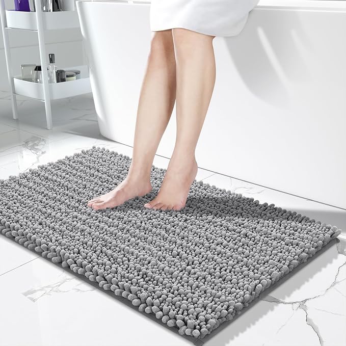 Yimobra Long Bathroom Rugs Non Slip Washable 44x24 Inch by Yimobra