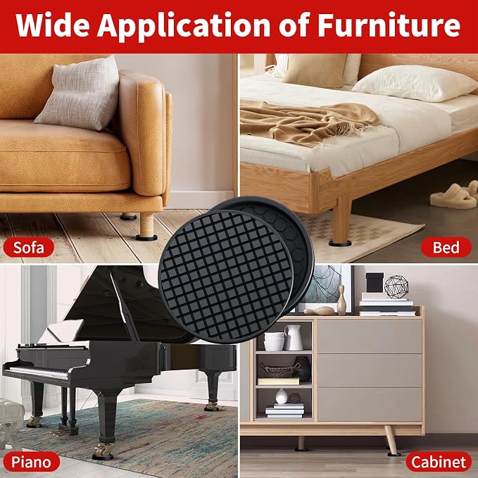 Ezprotekt Non Slip Furniture Pads, Anti Skid Furniture Coasters - Image 6