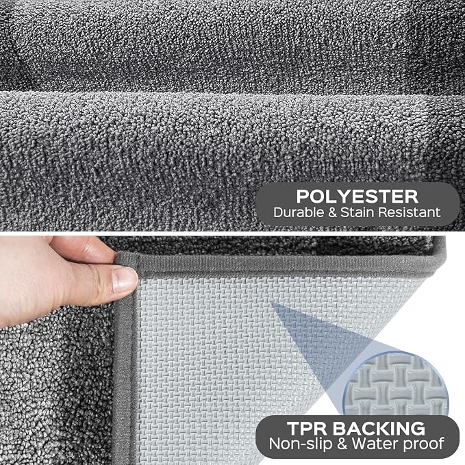 Machine Washable Runner Rug 32" x 96", Non Slip Kitchen Mat - Image 3