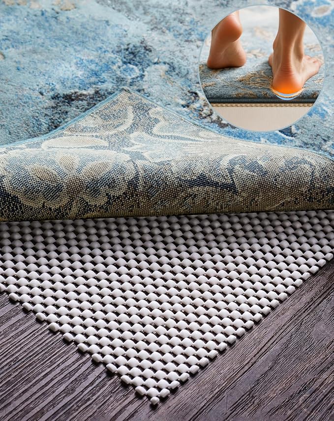 Veken 12x15 Ft Rug Pad Gripper for Hardwood Floors, Non Slip Rug Pads for Area by Veken