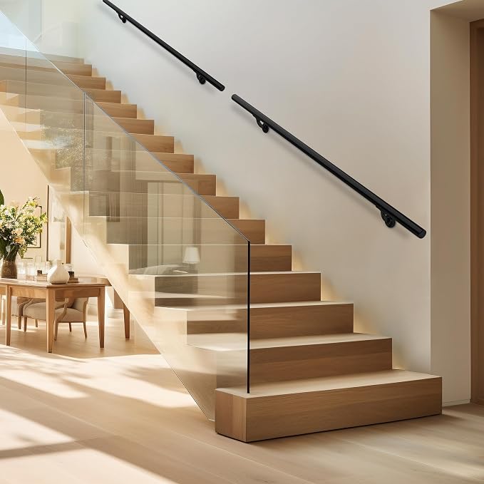 Meranti Aluminum Handrail for Indoor or Outdoor Steps and Stairs – Hand Rails - Image 3