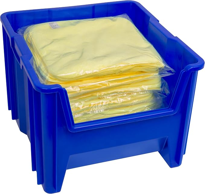Akro-Mils 13018 Stak-N-Store Heavy Duty Stackable Open Front Plastic Storage - Image 7