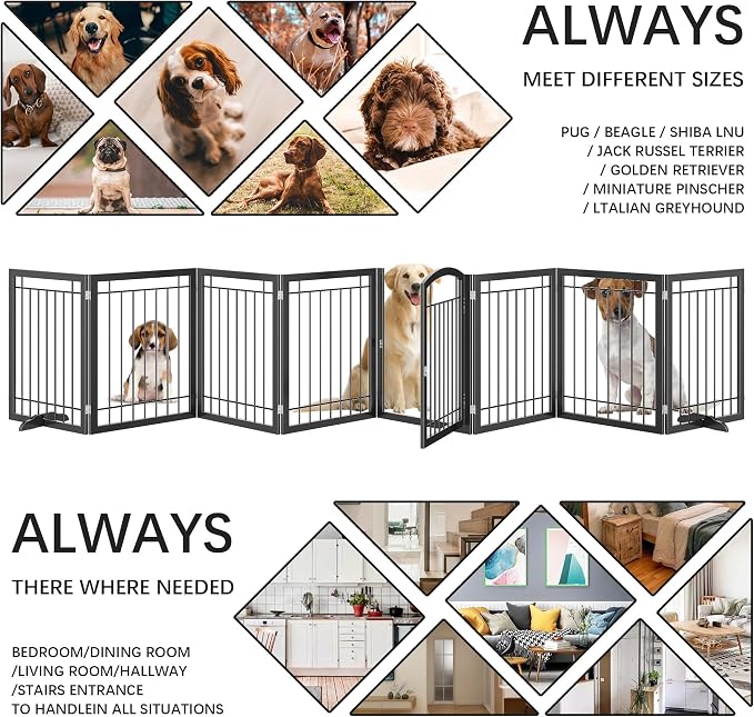 JSB 192-inch Extra Wide 30-inch Tall Dog gate - Image 5