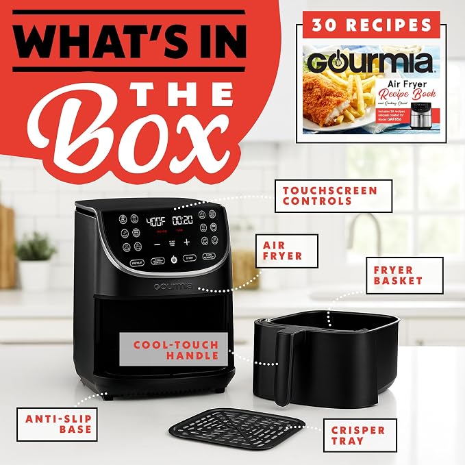 Gourmia Air Fryer - 7 Qt Large Capacity - Image 6