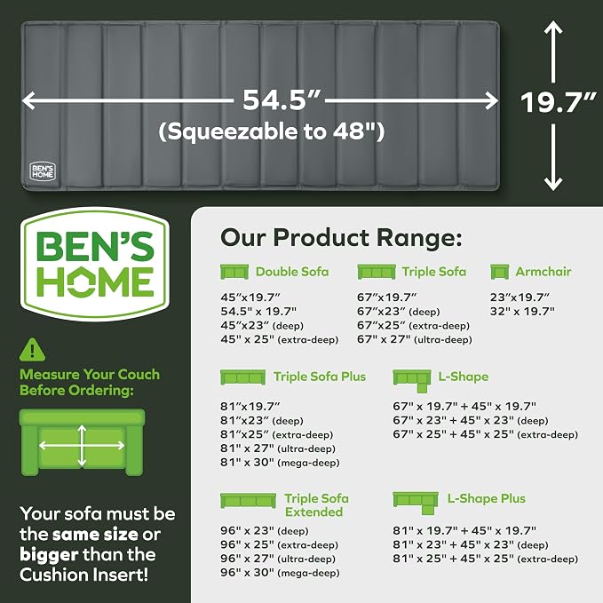 BEN'SHOME® Heavy Duty Loveseat Cushion Support Board – Instantly Repair Sagging - Image 2