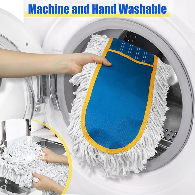 24" Commercial Dust Mop for Floor Cleaning, Heavy Duty Large Industrial Floor - Image 6