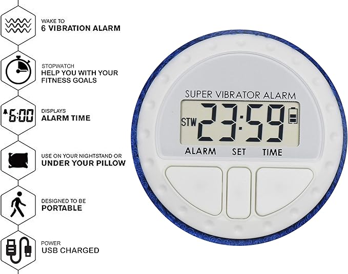 Coolfire Vibrating Alarm Clock - Image 6