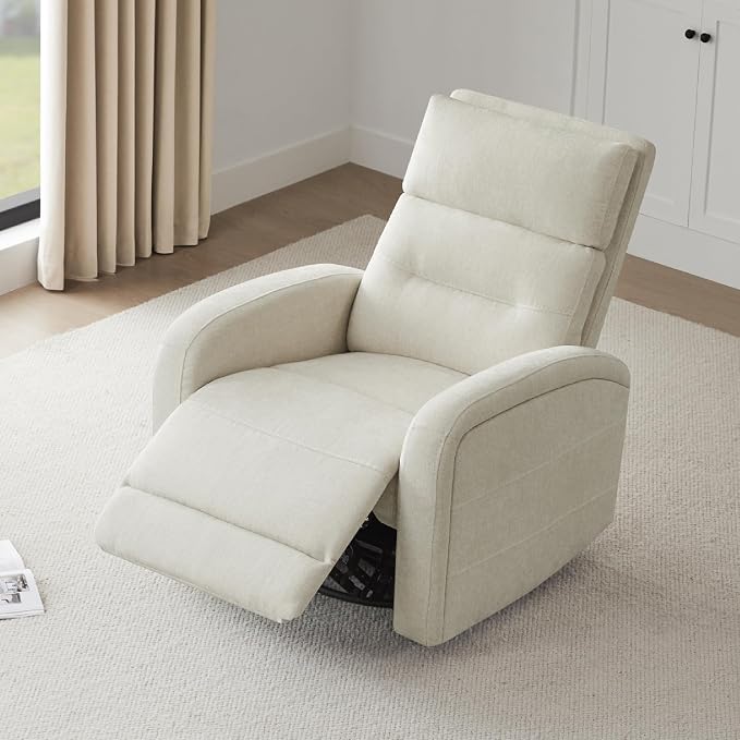 Watson & Whitely Swivel Power Recliner Glider Rocker, Small Recliner - Image 4