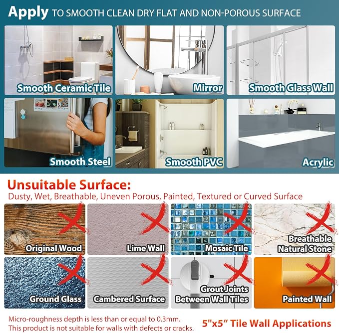 TAILI Grab Bars for Bathtubs and Showers, Shower Handles for Elderly Suction - Image 6